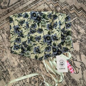 Cider Blue and Green Floral Bustier